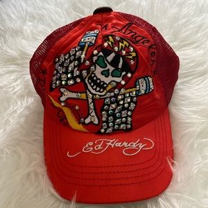 Ed hardy trucker hat